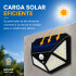 Foco Exterior Solar Sensor Movimiento Bateria 100 Leds Foco Exterior Solar Sensor Movimiento Bateria 100 Leds
