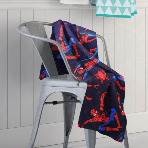 Toalla Playera Algodón 70 x 130 cm Spiderman