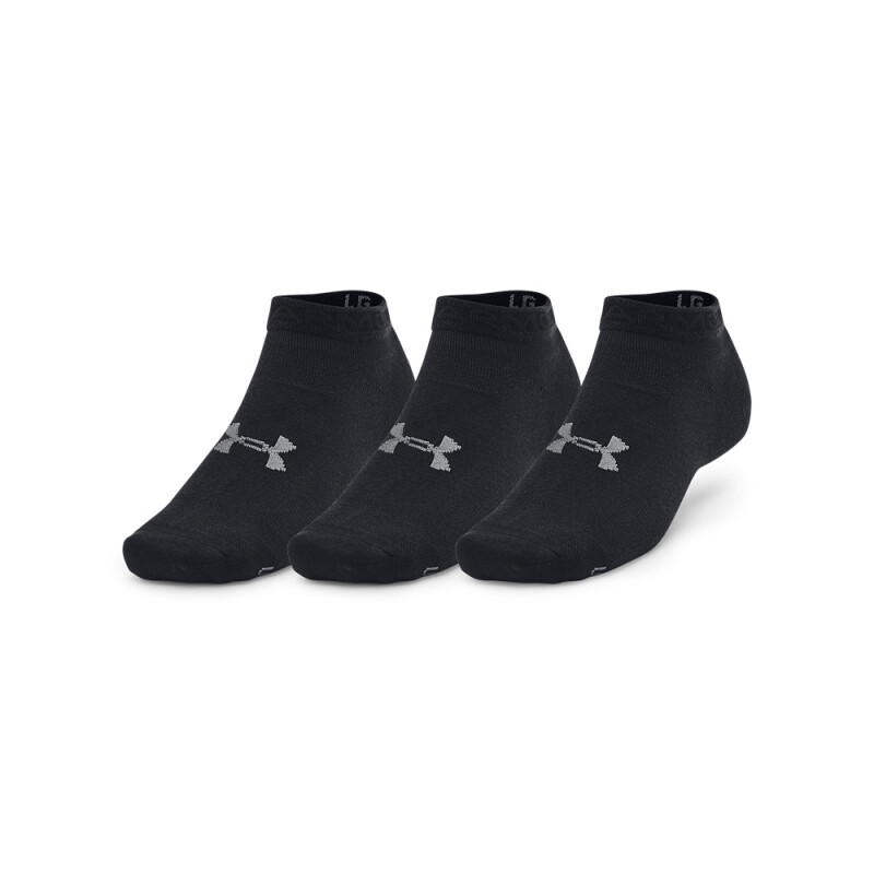 UA Essential Low Cut 3pk-BRN BLK-001