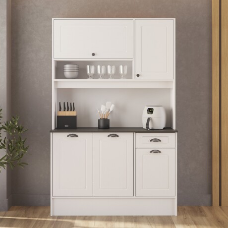 KIT DE COCINA ALACENA 1.20 M 5 PUERTAS 1 CAJON - LINEA AMERICANA KIT DE COCINA ALACENA 1.20 M 5 PUERTAS 1 CAJON - LINEA AMERICANA