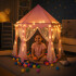 Carpa Casita Infantil Tipi Casa Para Niños Plegable Castillo Con Cortinas Imback Color Rosa Carpa Casita Infantil Tipi Casa Para Niños Plegable Castillo Con Cortinas Imback Color Rosa