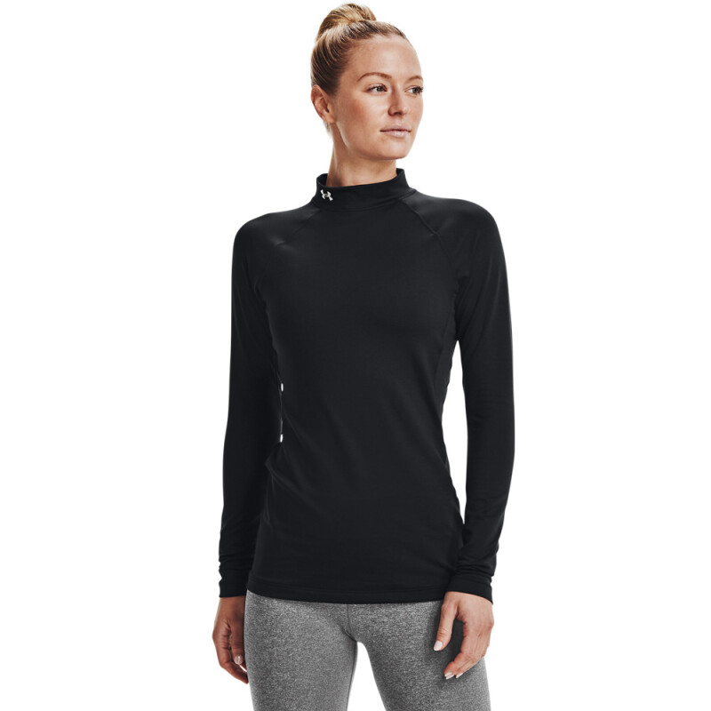 UA CG Authentics Mockneck-BLK BLK-001