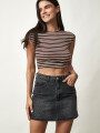 FALDA SEREN GRIS OSCURO