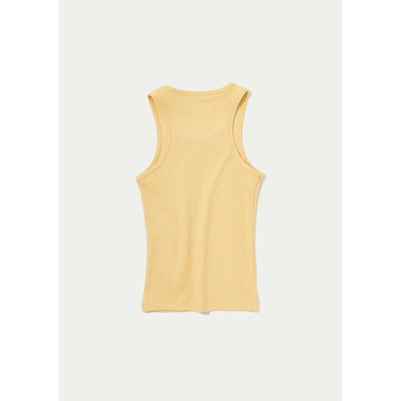 CAMISETA REGATA FEM AMARELO CLARO