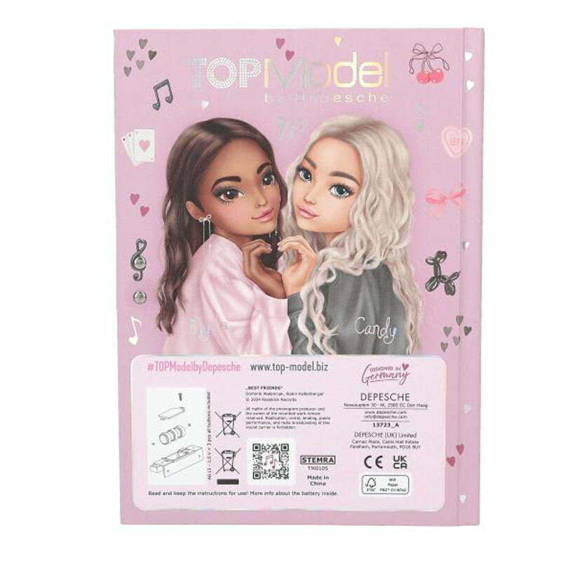 Diario intimo con código y sonido My Bff Top Model Diario intimo con código y sonido My Bff Top Model