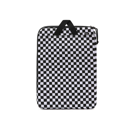 Bolso para laptop Vans estampado de ajedrez Black/White