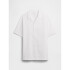 V-SS STANDARD LINEN COTTON RESORT COLLAR NEW OFF WHITE