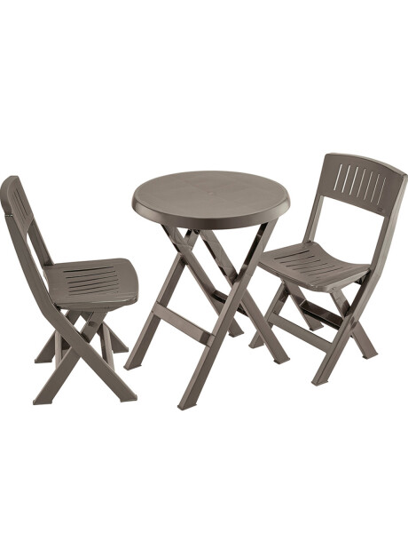 Set de mesa y 2 sillas plegables Rimax en plástico Set de mesa y 2 sillas plegables Rimax en plástico