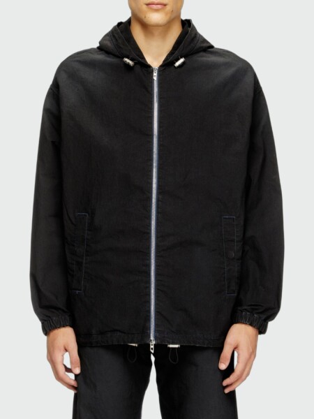 DIESEL - Campera D-wynny Jogg Negro