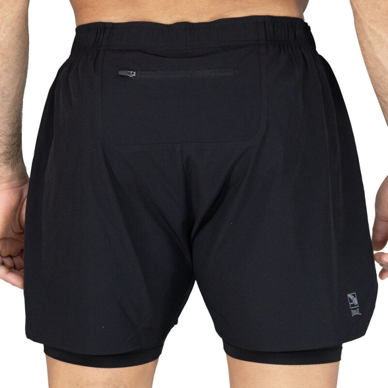 SHORT 2IN1 MEN POLY/ELAST EVERLAST MATCH WT M6 BLACK