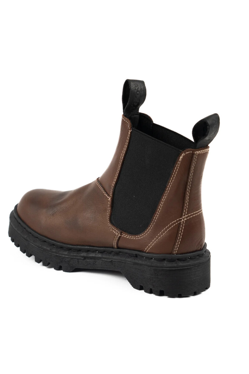 Bota Línea KIKOS modelo Jagger Cuero Chocolate