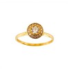 Anillo Halo-Oro bajo-Piedra Zirconia-AN8050 conpiedra