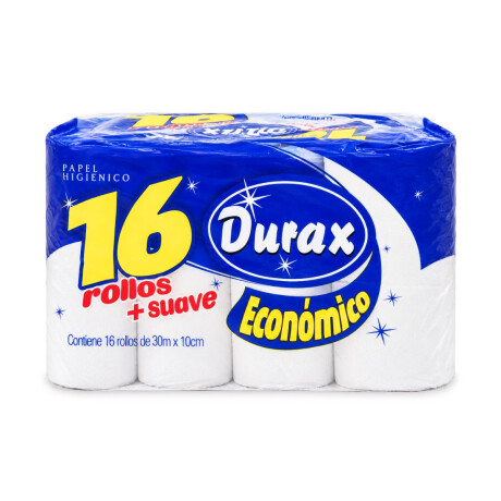 PAPEL HIGIENICO DURAX 30 MT 16 ROLLOS PAPEL HIGIENICO DURAX 30 MT 16 ROLLOS