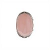 Anillo Oval-Plata 925-Piedra Cuarzo rosa-AN3948 conpiedra