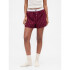 FLANNEL BOXER SHORT BURGUNDY STRIPE