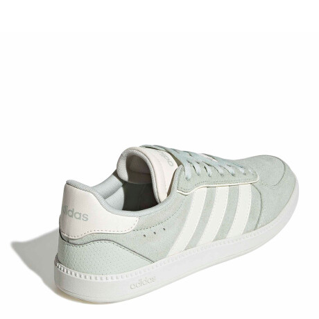 Championes de Mujer Adidas Breaknet Sleek Verde - Blanco