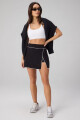 Faldas On-The-Go Classic Mini Skirt Mujer Black/Classic White