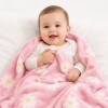 Manta fleece WAKIDS margaritas rosado