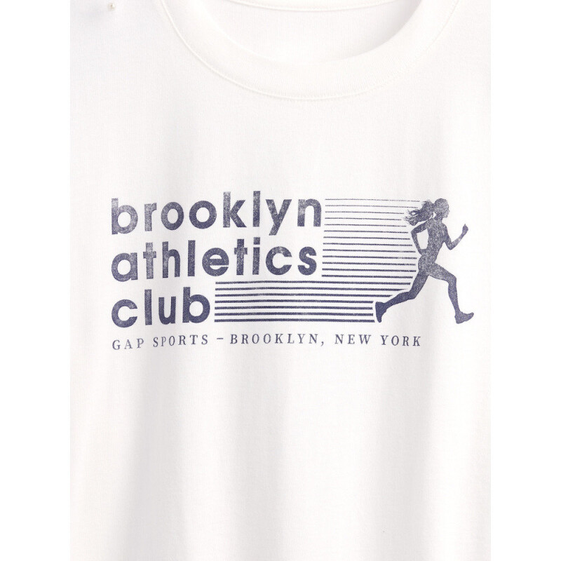 GRAPHICS - SS EDITOR TEE BK ATHLETICS CLUB NEW OFF WHITE