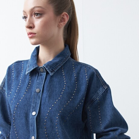 SOBRECAMISA ADELE Azul Oscuro