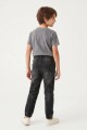 Jogger de jean con cintura ajustable JEAN NEGRO