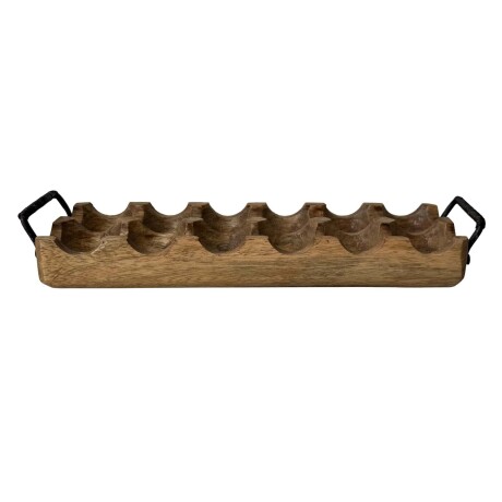 HUEVERA HIERRO-Y-MADERA NATURAL-BEIGE 37905