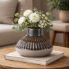 FLORERO SATIN Gris - Medium