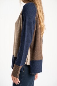 Sweater Color Block Marino