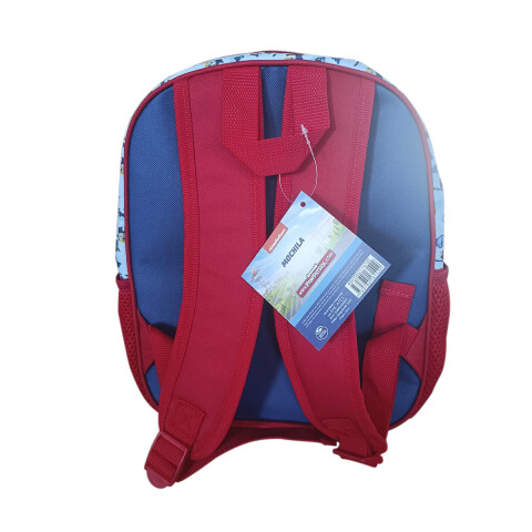 Mochila Infantil 3D Paw Patrol Tafeta Chica 30 cm AZUL