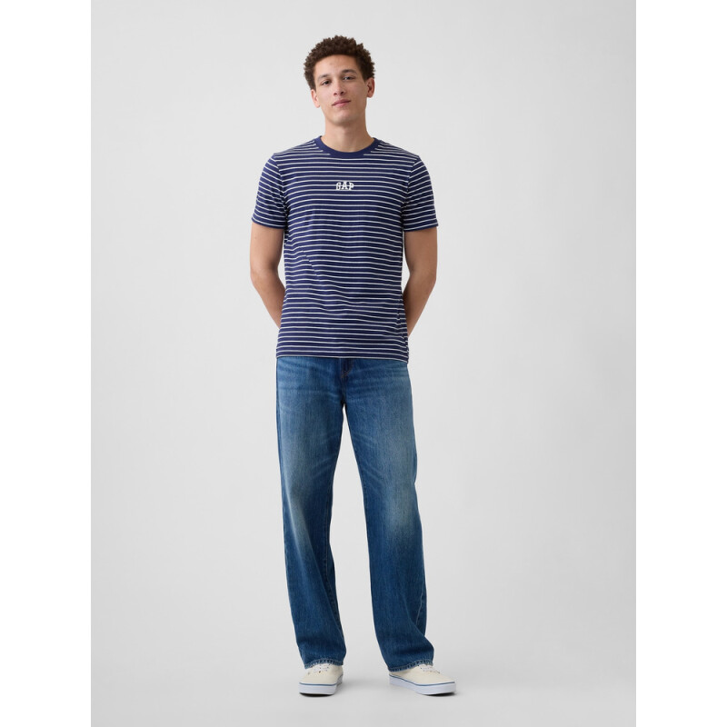 V-FRCH MINI LOGO TEE MILITARY BLUE