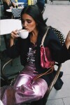 Formal Leather Pants Galácticos Rosa