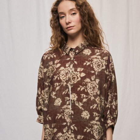 CAMISA ROSSI Marron