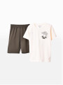 CONJUNTO NIÑO DINO OFF WHITE