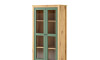 Cristalero 2 Puertas 1 Cajón Material Natural - Mari Verde