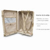 Valija Rígida de Policarbonato con Ruedas 20' (Carry On) Beige