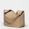 Bolso Dune en cuero graneado Vison