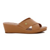 Sandalia Beira Rio Mujer Taco 5cm Tan