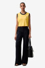CAMISETA SIN MANGAS HEATHER Amarillo