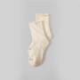 Medias The Ruffle Sock Mujer Bone