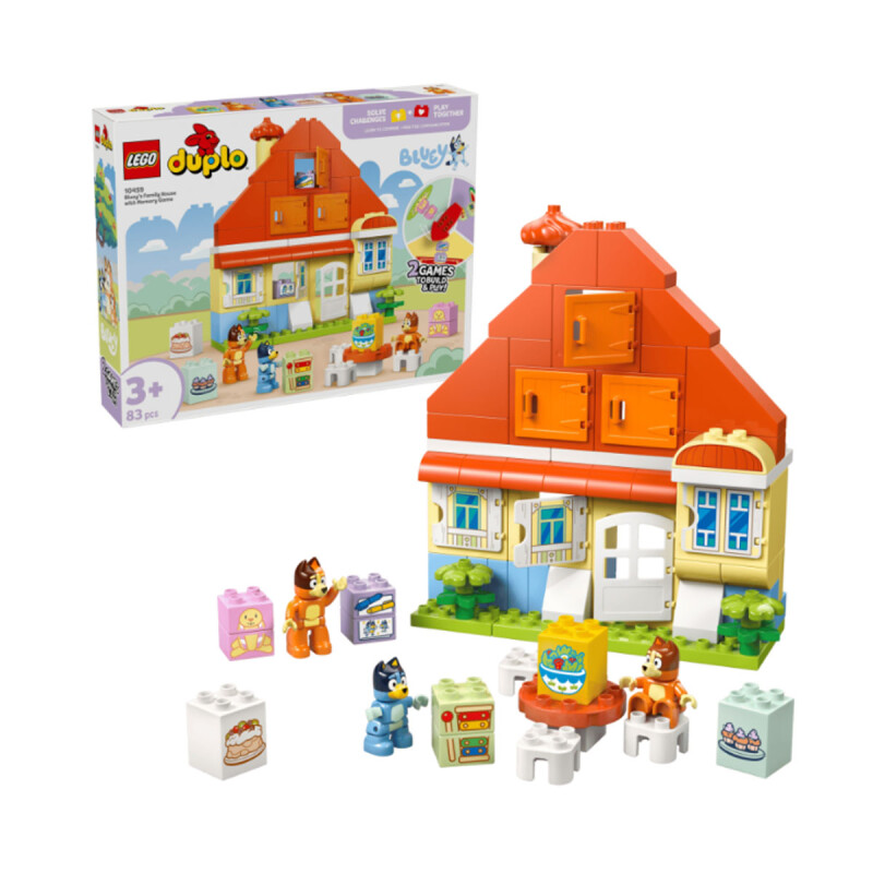 Bluey Casa Familiar con Juego de Memoria Lego Bluey Casa Familiar con Juego de Memoria Lego
