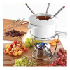JUEGO DE FONDUE HIERRO FUNDIDO BLANCO JUEGO DE FONDUE HIERRO FUNDIDO BLANCO