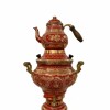 Samovar labrado negro Rojo