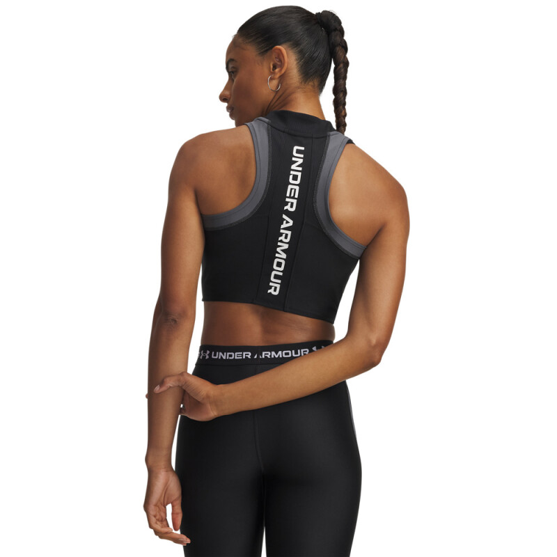 UA HG Rib Tank-PNK BLK-001