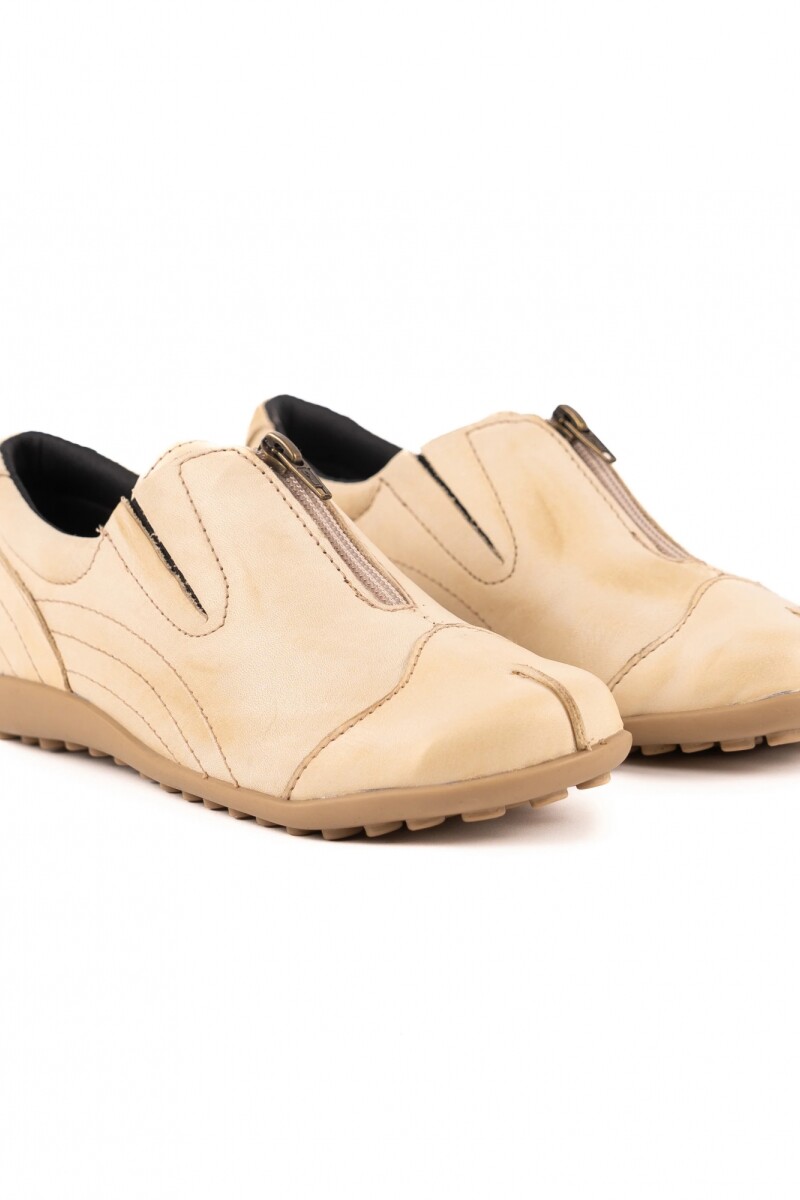 ZAPATO DE CUERO ALMA NATUR