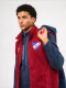 Set Parka Track Nacional Hombre Azul Marino, Beige, ordeaux