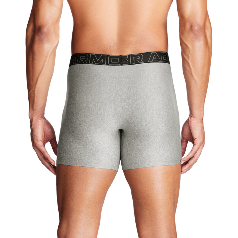 UA PERFORMANCE TECH - SOLID 6 IN 3PK - BLU GRY-035