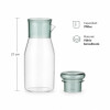 Decantador de Vidrio con Vaso 700ml - Verde Decantador de Vidrio con Vaso 700ml - Verde