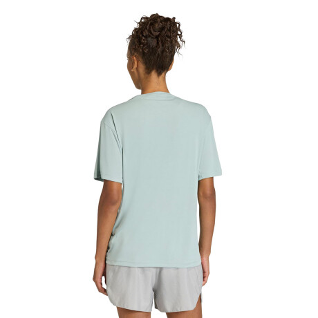 Remera de Mujer Adidas Run Ess Tee W Verde Claro