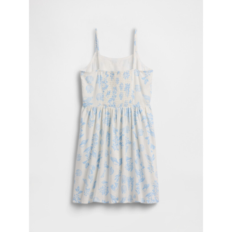 V-WOVEN MINI DRESS SEA SHELL 974