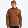 Campera Polar Cedar Trail Grid hombre Burnt Umber
